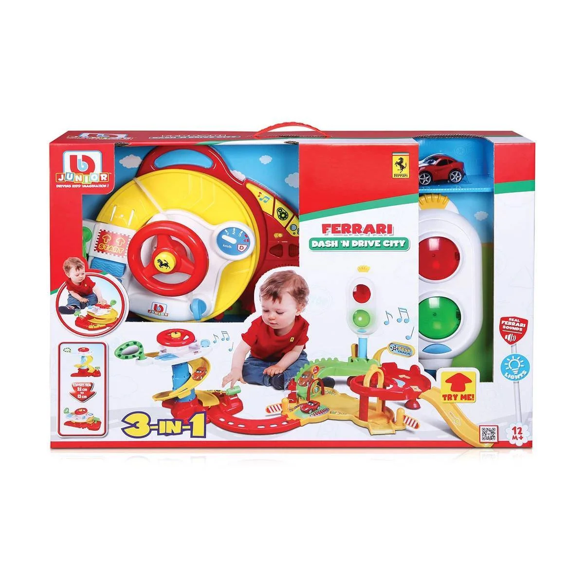 Φωτογραφία προϊόντος: Bburago Burago Junior - Ferrari Dash N Drive Cit