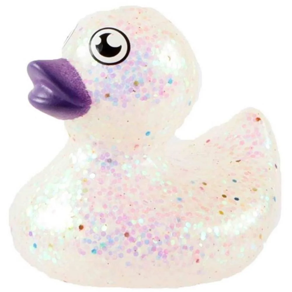 Φωτογραφία προϊόντος: Jonotoys Παπάκι Σκληρό Glitter 5cm Άσπρο