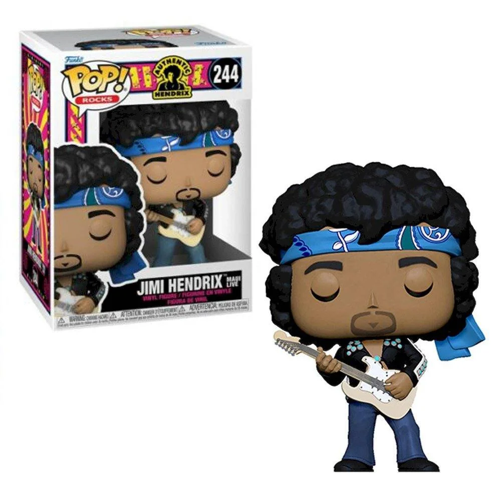 Φωτογραφία προϊόντος: Funko POP! Rocks! Jimi Hendrix (Live in Maui Jacket) Vinyl Figure #244 Vinyl Figure
