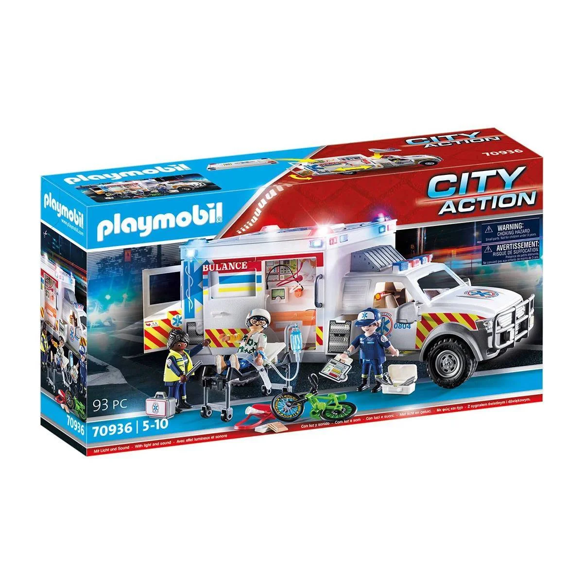 Φωτογραφία προϊόντος: Playmobil 70936 CITY Όχημα Πρώτων Βοηθειών