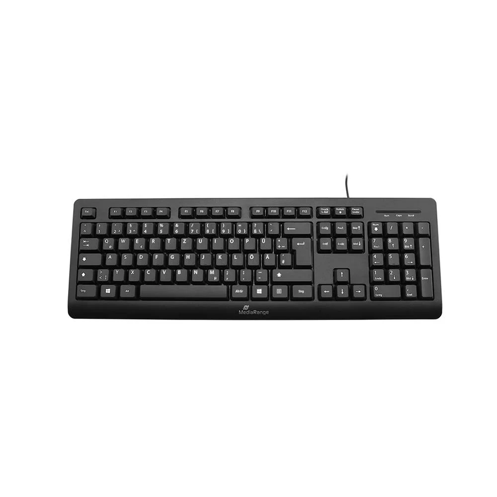 Φωτογραφία προϊόντος: MROS109-GR MediaRange Multimedia Keyboard Wired Black