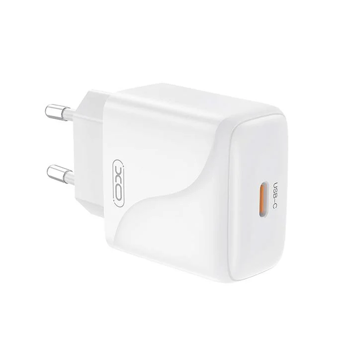 Φωτογραφία προϊόντος: XO Universal φορτιστής USB-C PD20W, σε λευκό χρώμα