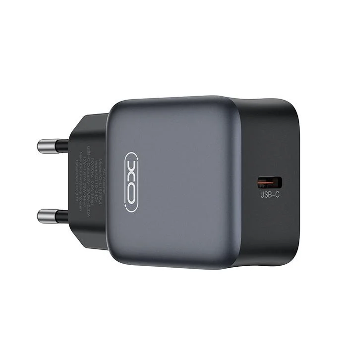 Φωτογραφία προϊόντος: XO Universal φορτιστής USB-C, 30W σε μαύρο χρώμα