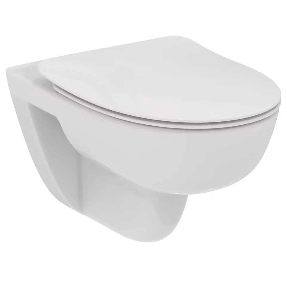 Φωτογραφία προϊόντος: Ideal Standard GA Λεκάνη κρεμαστή με slim soft close καπάκι Ideal Standard i.life A Rimless T471601+T467601 χρώμα λευκό γυαλιστερό