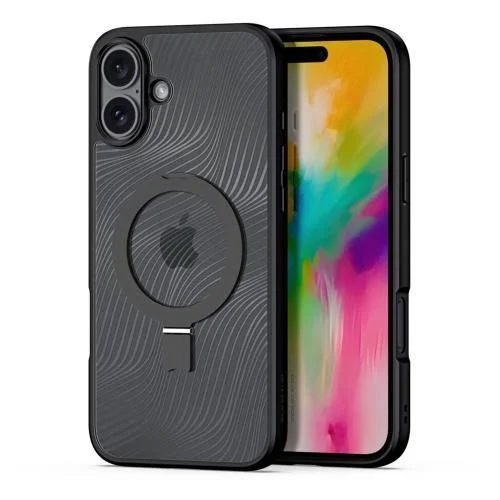 Φωτογραφία προϊόντος: Θήκη TPU & PC Dux Ducis Aimo Magnetic MagSafe με Stand Apple iPhone 16 Plus Μαύρο N65792