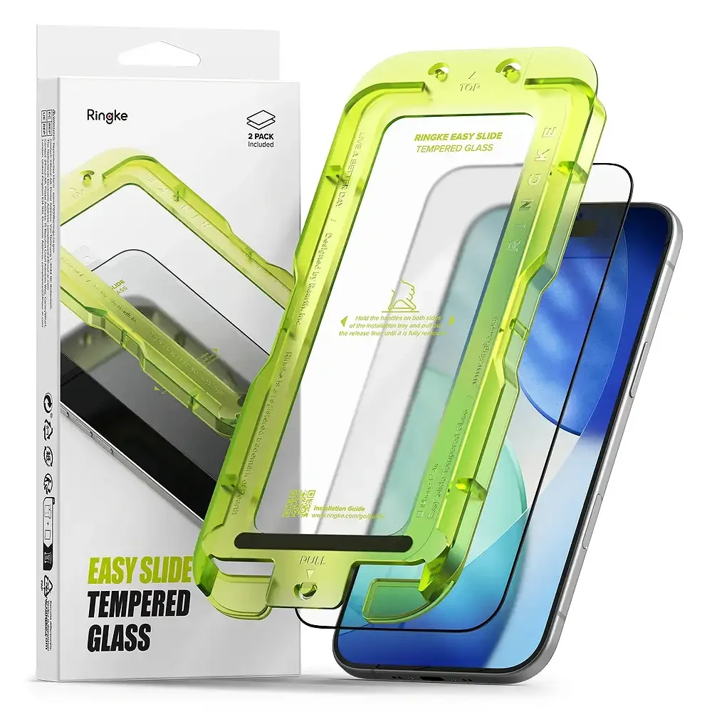 Φωτογραφία προϊόντος: Ringke Easy Slide Tempered Glass 2 pack iPhone 17 Pro Max Clear