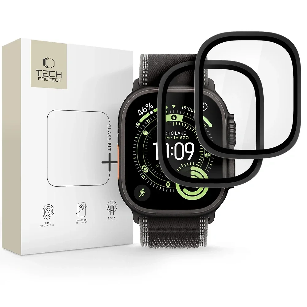 Φωτογραφία προϊόντος: Tech-Protect Tempered Glass Ring 2-Pack Apple Watch Ultra 1 / 2 / 3 (49 mm) Black