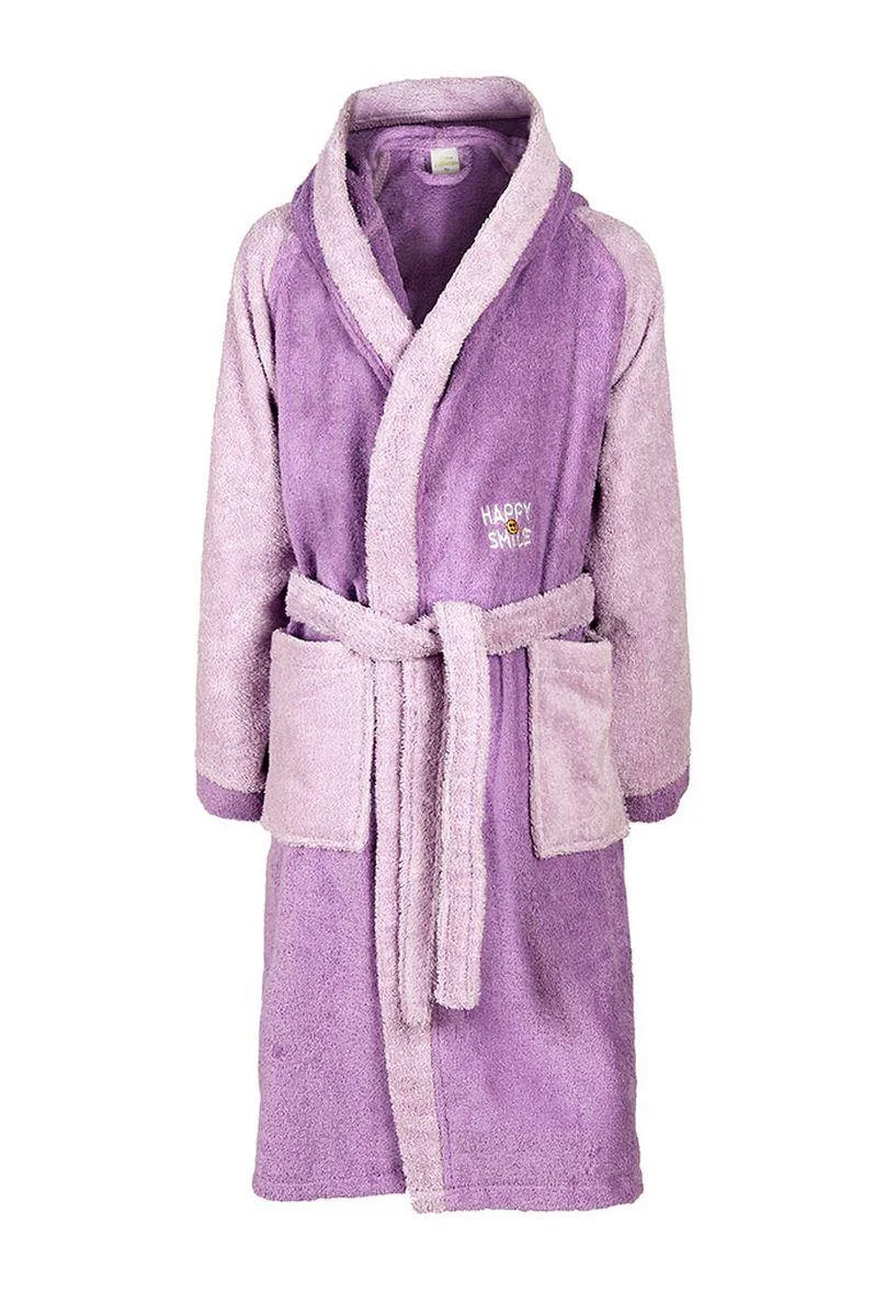 Φωτογραφία προϊόντος: DIMcol ΜΠΟΥΡΝΟΥΖΙ HAPPY SMILE kids Cotton 100% Lila