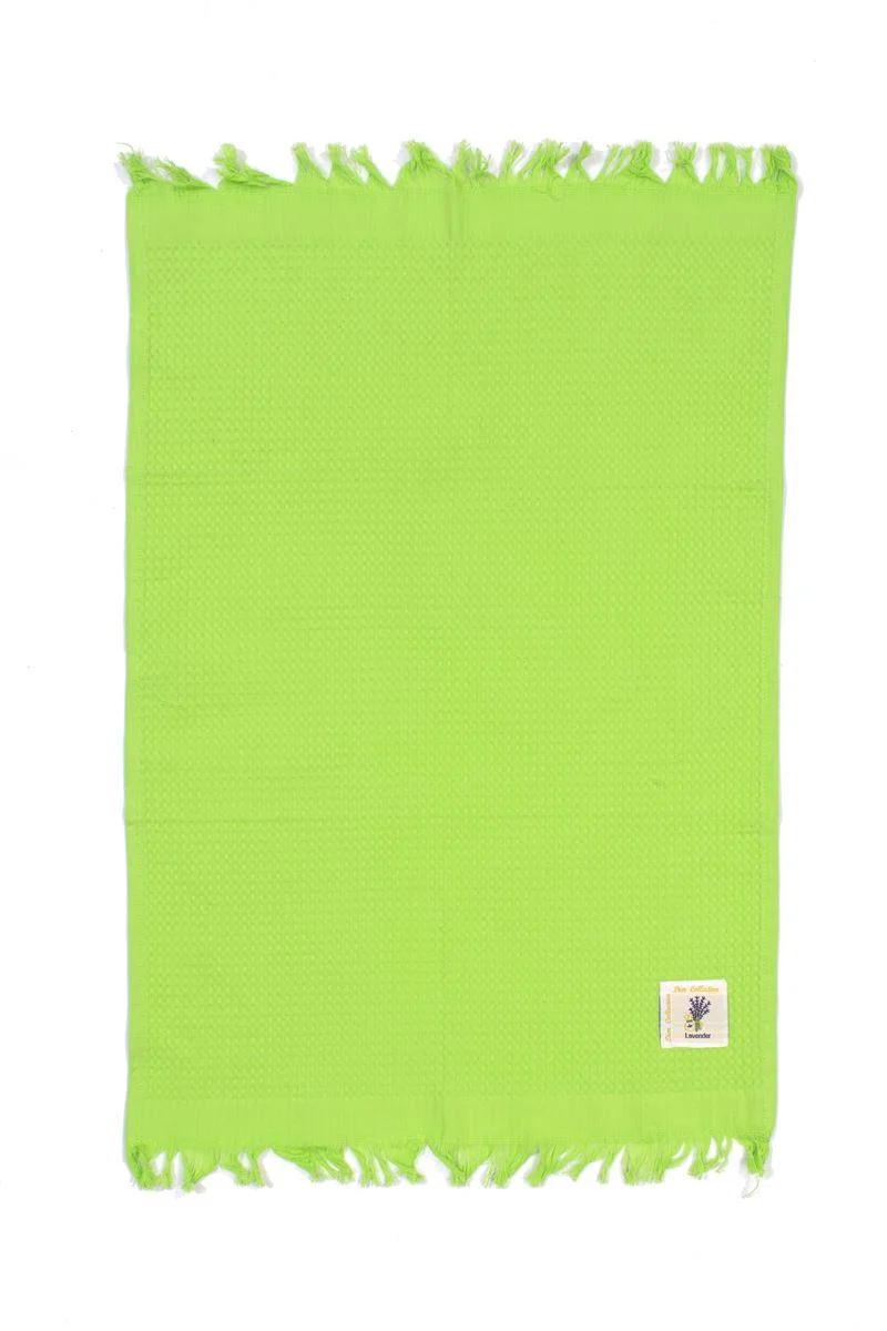 Φωτογραφία προϊόντος: DIMcol Ποτηρόπανο Πικέ Lavender 45X65 Λαχανί Με Κρόσσι 100% Cotton