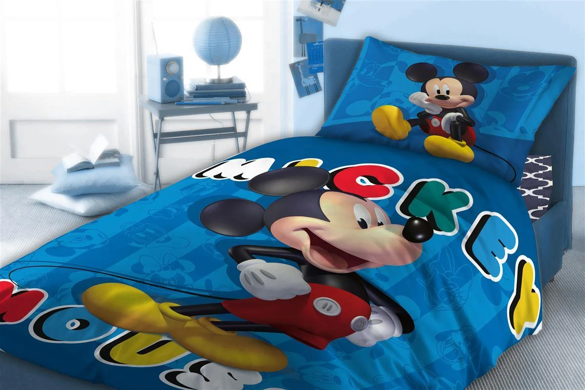 Φωτογραφία προϊόντος: DISNEY DIMcol ΣΕΝΤΟΝΙΑ ΣΕΤ 2 τεμ DISNEY MICKEY 862 160Χ240 Digital Print Cotton 100%