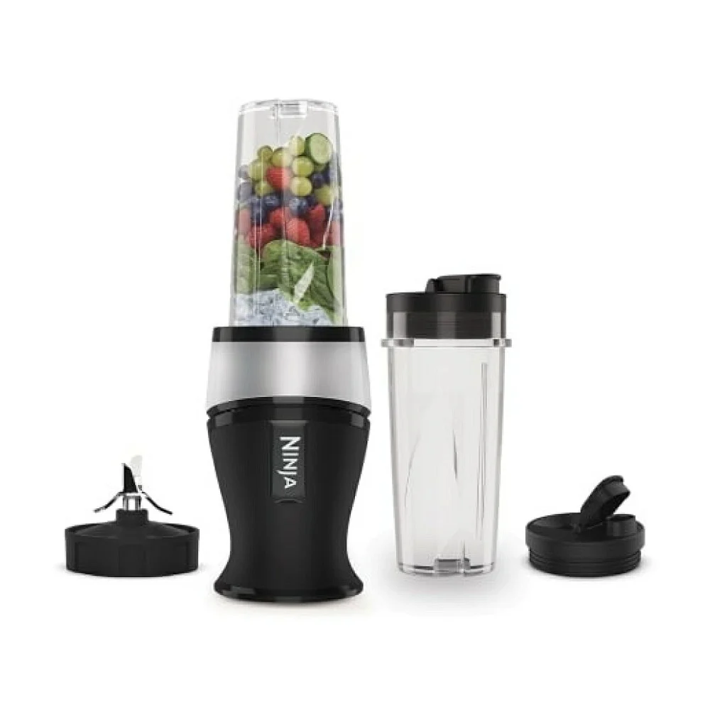 Φωτογραφία προϊόντος: ΜΠΛΕΝΤΕΡ NINJA QB3001EUS BLACK SMOOTHIE 700W 470ML & ΚΥΠΕΛΛΟ 470ML