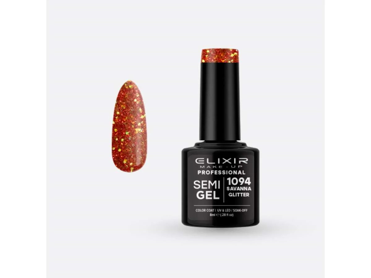 Φωτογραφία προϊόντος: Elixir Semi Gel Ημιμόνιμο Βερνίκι 8ml Elixir-#1094