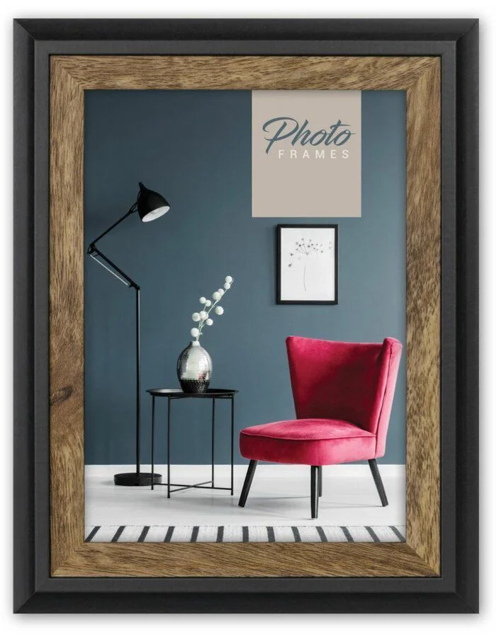 Φωτογραφία προϊόντος: ZEP Kορνίζα Enna black , ξύλινη ,για φωτογραφία 30Χ40 χρώμα μαύρο ,καφέ