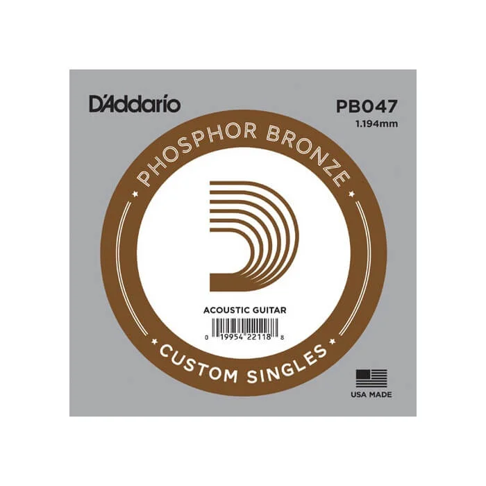 Φωτογραφία προϊόντος: dAddario D'Addario PB047 Χορδή Ακουστικής Κιθάρας P. Bronze