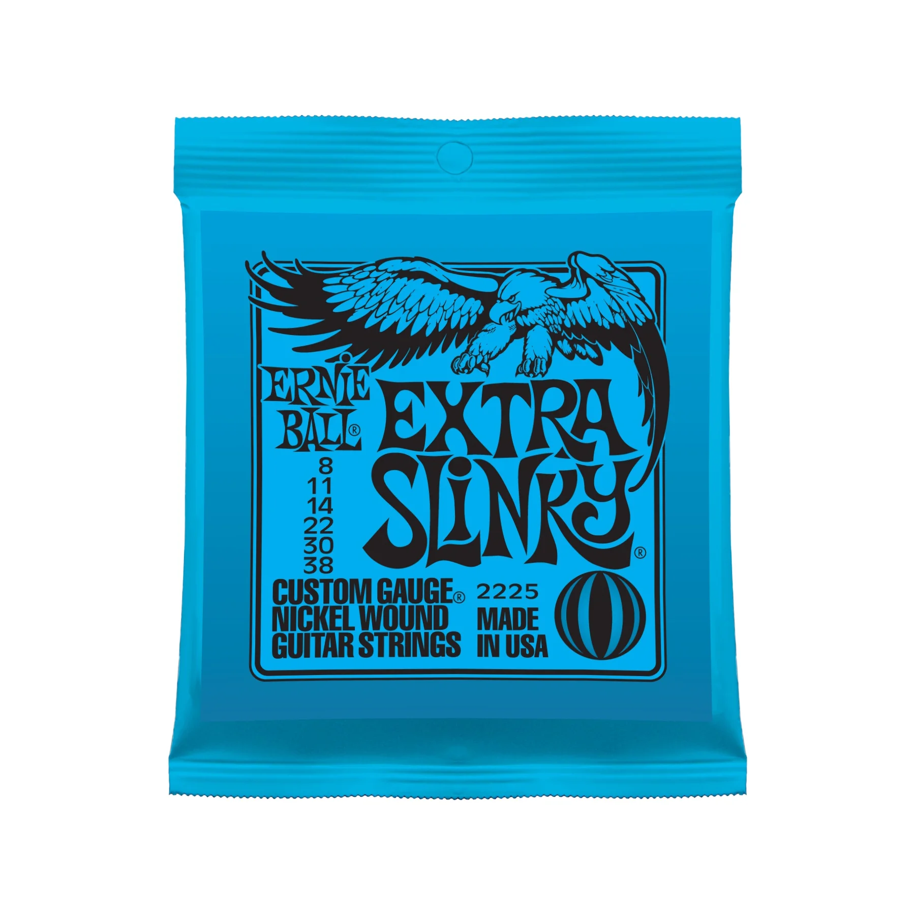 Φωτογραφία προϊόντος: ErnieBall 2225 Extra Slinky Χορδές Ηλεκτρικής Κιθάρας 8-38