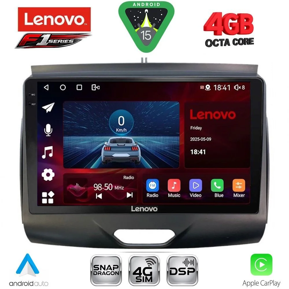 Φωτογραφία προϊόντος: LENOVO SSQ 9172B_CPA (9inc) MULTIMEDIA TABLET for FORD RANGER mod. 2015-2018