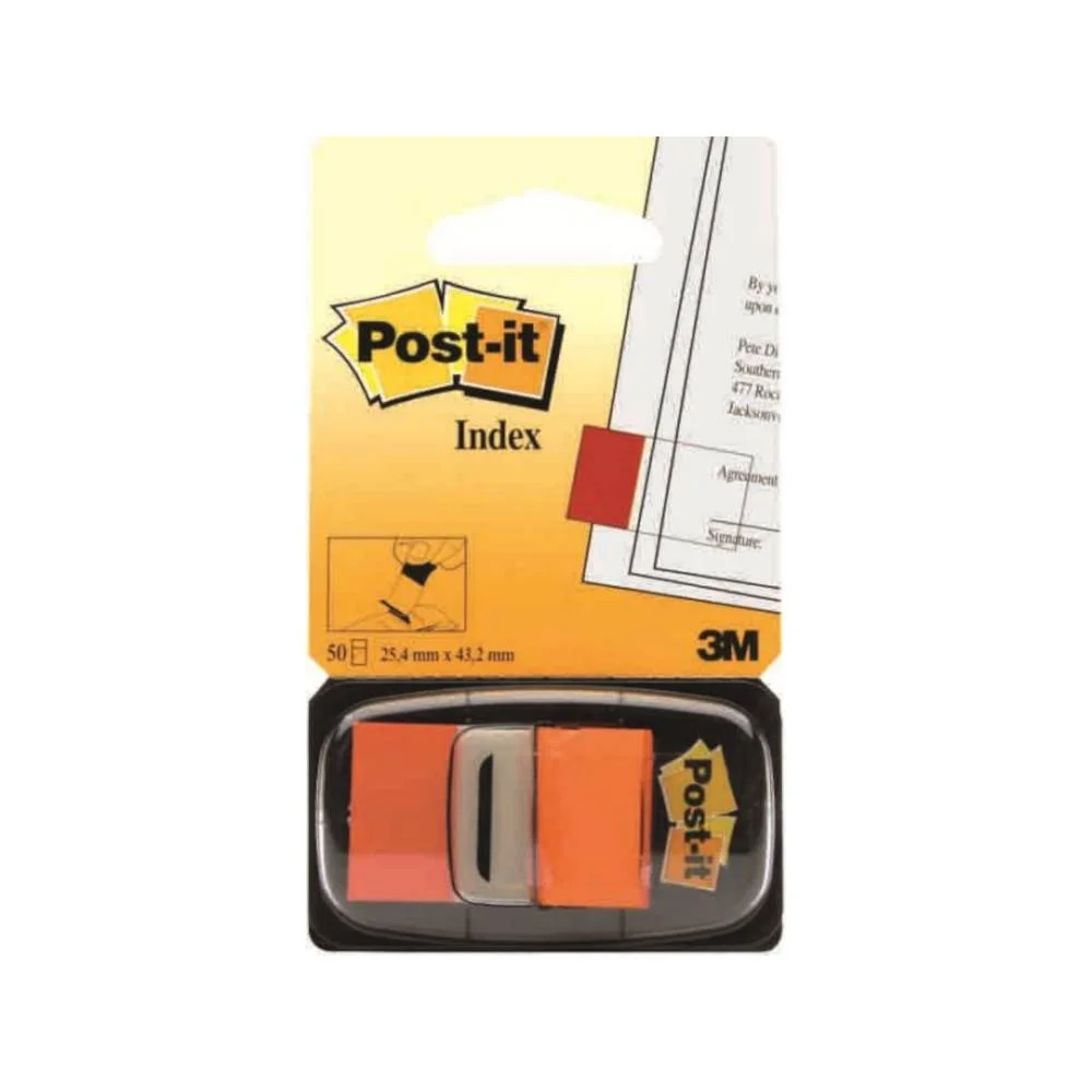 Φωτογραφία προϊόντος: ΣΕΛΙΔΟΔΕΙΚΤΕΣ POST-IT 50φ 24.5x43.2mm ΠΟΡΤΟΚΑΛΙ