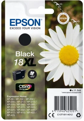 Φωτογραφία προϊόντος: Ink Epson T181140 XL Black with pigment ink - C13T18114012