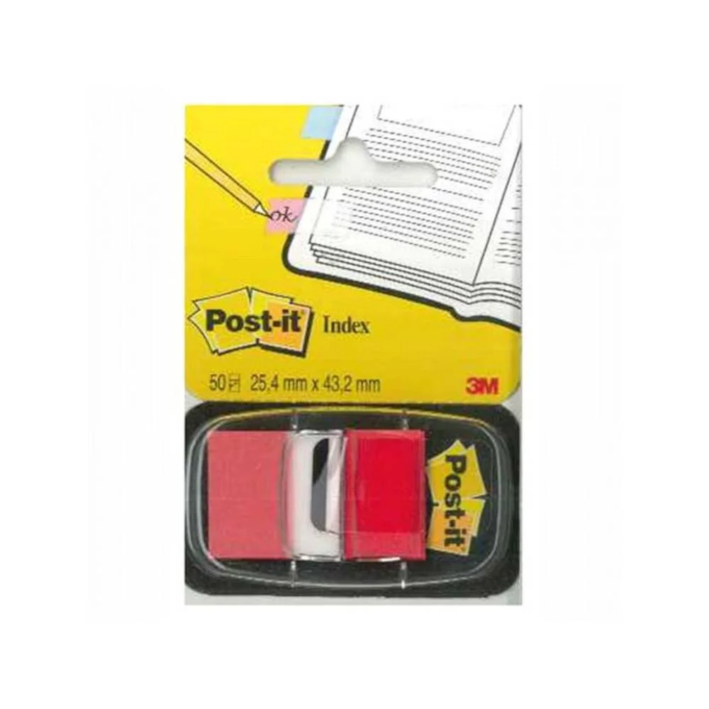 Φωτογραφία προϊόντος: ΣΕΛΙΔΟΔΕΙΚΤΕΣ POST-IT 50φ 24.5x43.2mm ΚΟΚΚΙΝΟ