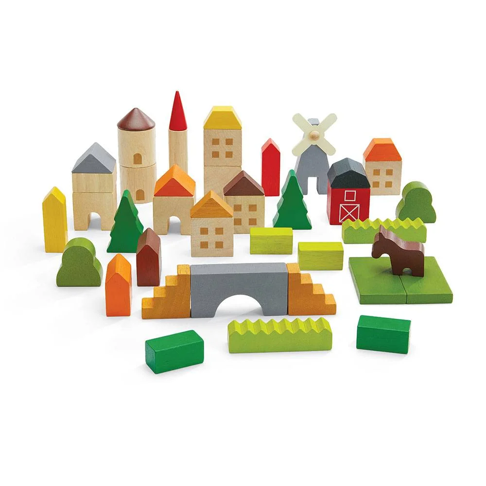 Φωτογραφία προϊόντος: Plan Toys PLAN 6293 - Τουβλάκια για την εξοχή