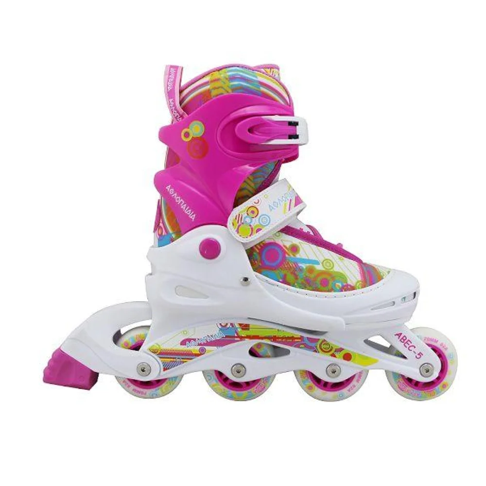Φωτογραφία προϊόντος: 3K Αυξομειούμενα Inline Skates Αθλοπαιδιά, Φούξια 002.1084/F