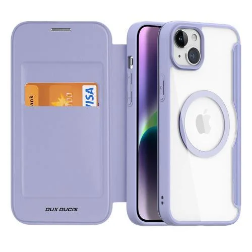 Φωτογραφία προϊόντος: Θήκη Flip Dux Ducis Skin X Pro Wallet Apple iPhone 15 Μωβ N63057