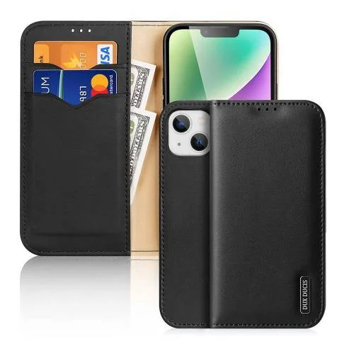 Φωτογραφία προϊόντος: Θήκη Δερμάτινη Dux Ducis Hivo RFID Wallet Apple iPhone 15 Plus Μαύρο N63079