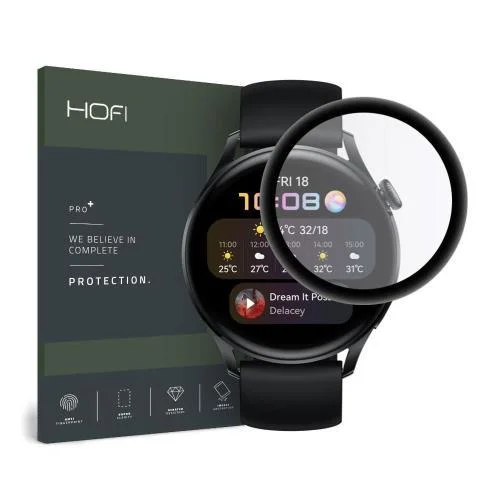 Φωτογραφία προϊόντος: Hybrid Nano Glass Hofi Pro+ Huawei Watch 3 46mm Μαύρο (1 τεμ.) N56809