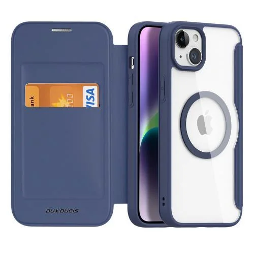 Φωτογραφία προϊόντος: Θήκη Flip Dux Ducis Skin X Pro Wallet Apple iPhone 15 Plus Μπλε N63045