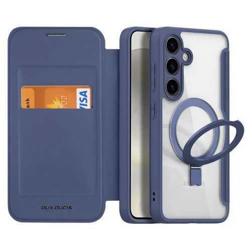 Φωτογραφία προϊόντος: Θήκη Flip Dux Ducis Skin X Pro Wallet με Μαγνητικό Stand Samsung S921 Galaxy S24 5G Μπλε N64595