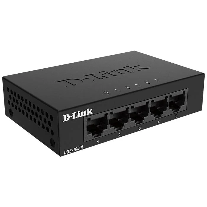 Φωτογραφία προϊόντος: D-LINK 5-Port Gigabit Ethernet 10/100/1000 Unmanaged Desktop Switch.