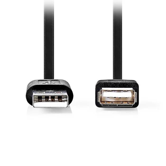 Φωτογραφία προϊόντος: NEDIS Καλώδιο USB High-Speed Α αρσ. - USB A θηλ., 1.00m.