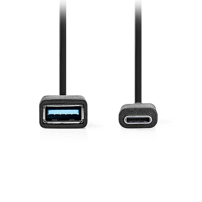 Φωτογραφία προϊόντος: NEDIS Καλώδιο OTG, USB 3.2 Gen 1x1 Type-C αρσ. - USB Α θηλ., 0.15m.