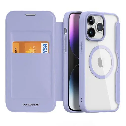 Φωτογραφία προϊόντος: Θήκη Flip Dux Ducis Skin X Pro Wallet Apple iPhone 15 Pro Μωβ N63006