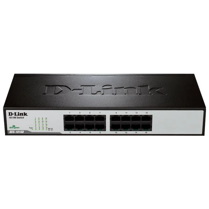 Φωτογραφία προϊόντος: D-LINK 16-Port Ethernet 10/100 Unmanaged Desktop Rackmount Switch