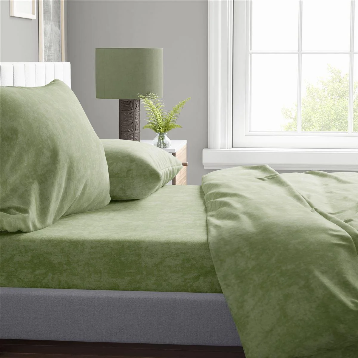 Φωτογραφία προϊόντος: DIMcol Σεντόνι 1 τεμ Shadow 24 220X240 Lime Green Cott/Pol 70/30