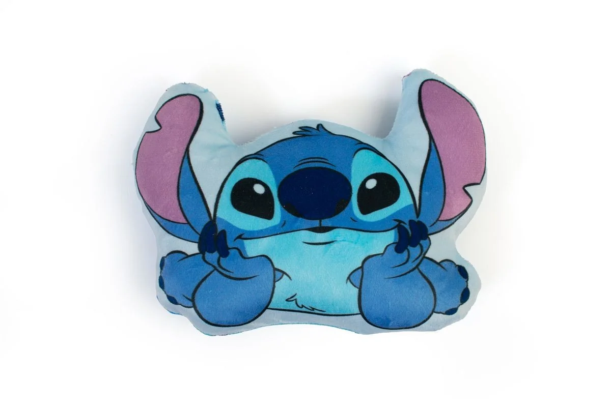 Φωτογραφία προϊόντος: Mini Μαξιλάρι 3D AOP Disney Home Stitch 683 20 cm Sky Blue 100% Velboa