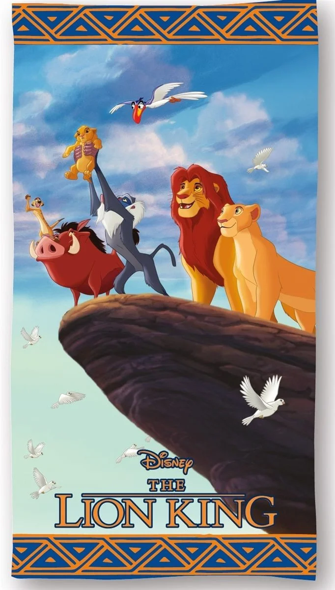 Φωτογραφία προϊόντος: Πετσέτα Θαλάσσης Quick Dry Disney Home Lion King 101 70X140 Sky Blue 100% Microfiber