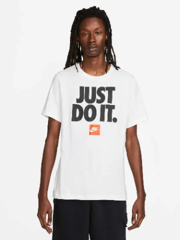 Φωτογραφία προϊόντος: DZ2989-100 - NIKE SPORTSWEAR JUST DO IT CORE TEE WHITE / BLACK Color