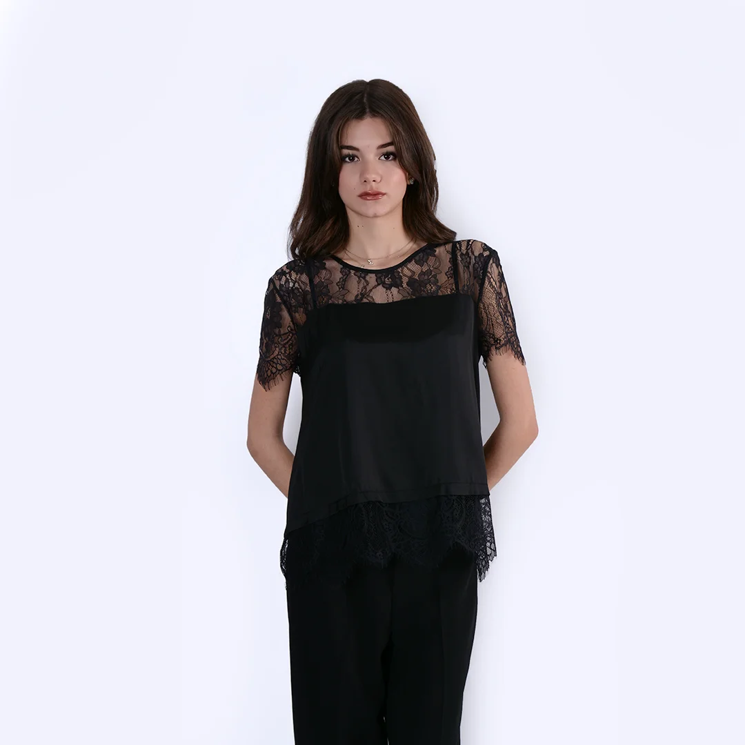 Φωτογραφία προϊόντος: Imperial Lace Top RIB2IEC Black