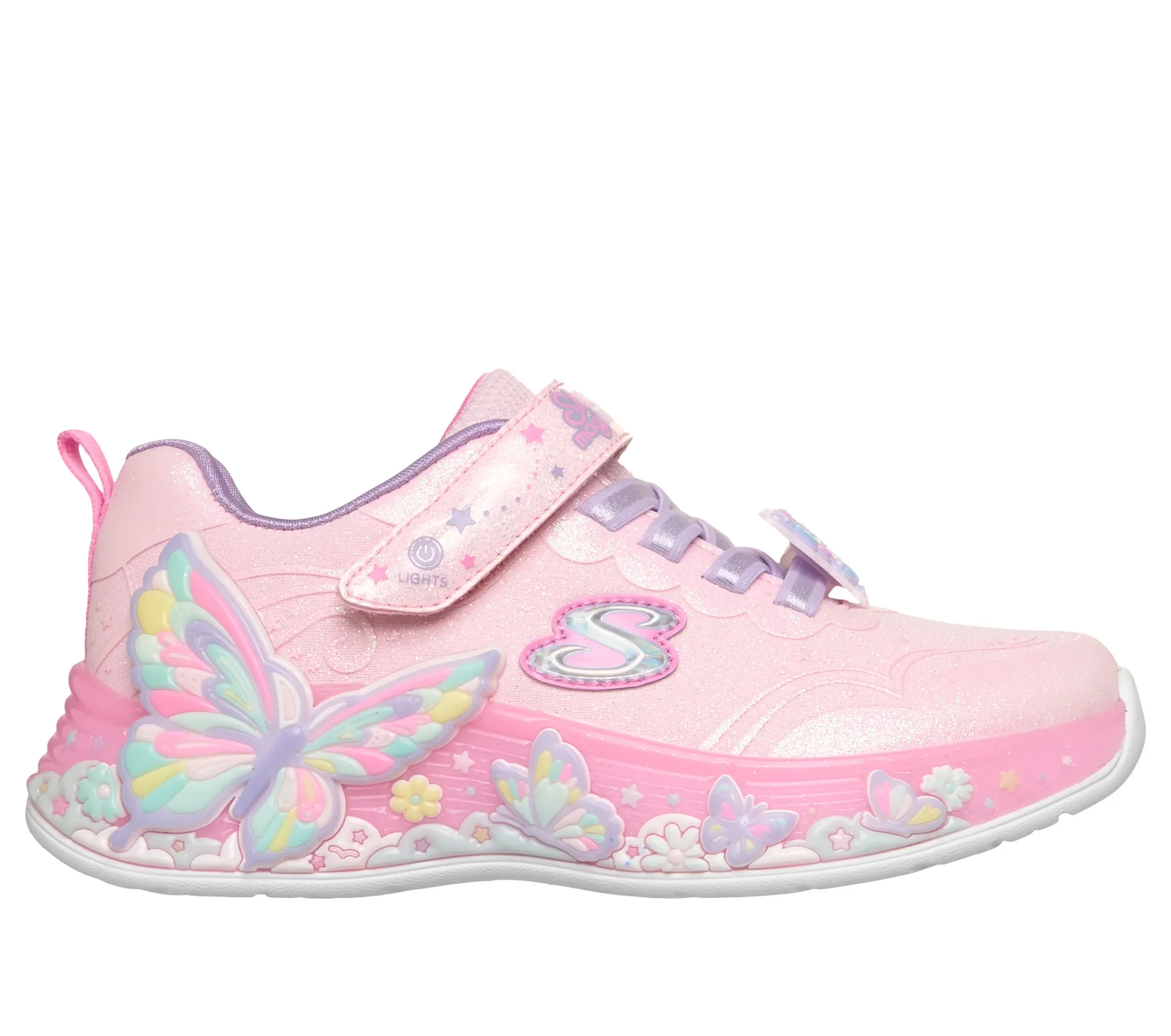 Φωτογραφία προϊόντος: SKECHERS JR Lighted Butterfly Wrap με φωτάκια (303065L-LPMT) ΥΠΟΔΗΜΑ