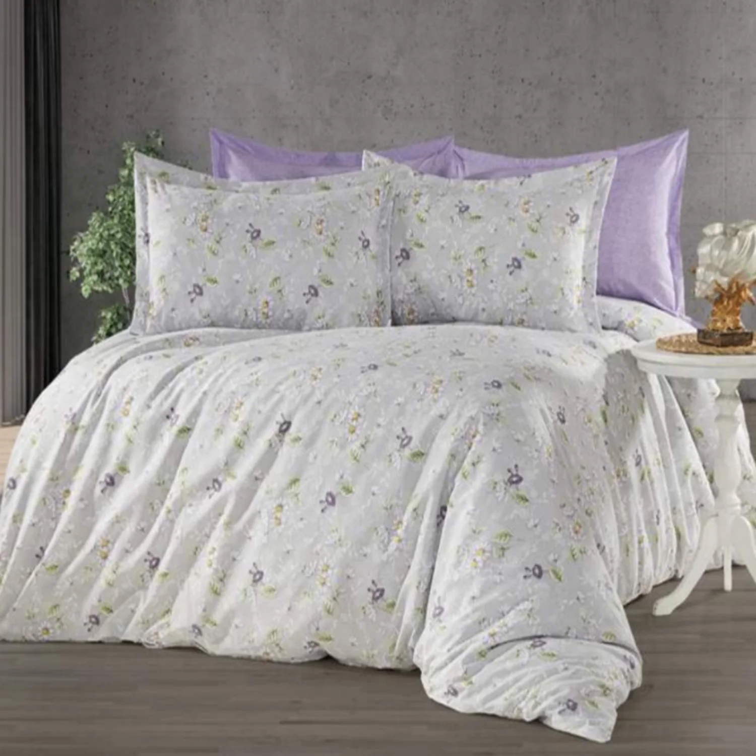 Φωτογραφία προϊόντος: MayHome Σετ Κουβερλί Polycotton King Size (Π: 260cm x Μ: 240cm) – 2520876508 Floral