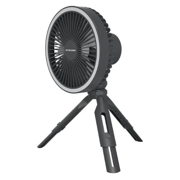 Φωτογραφία προϊόντος: NITECORE NEF10 GREY Ανεμιστήρας Επαναφορτιζόμενος με Φωτισμό και Powerbank 10.000mAh Γκρι