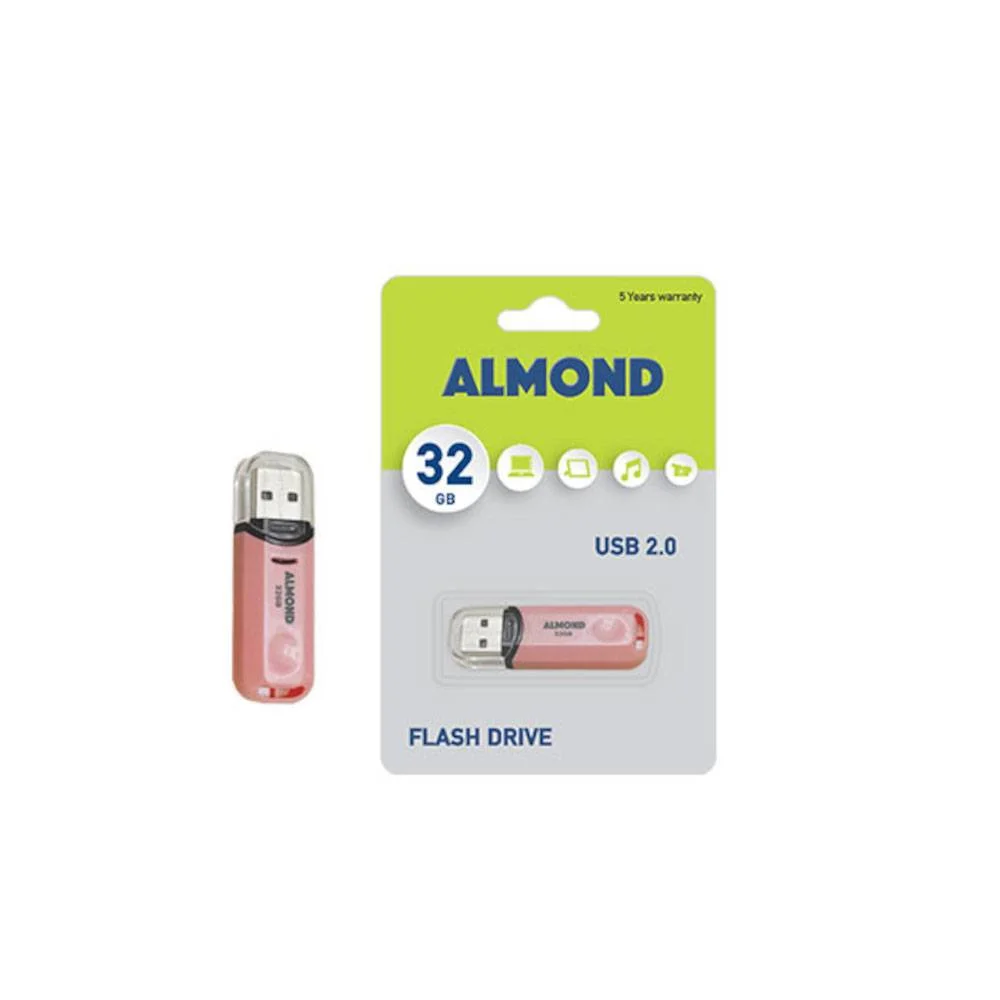 Φωτογραφία προϊόντος: ALMOND FLASH DRIVE USB 32GB PASTEL ΡΟZ