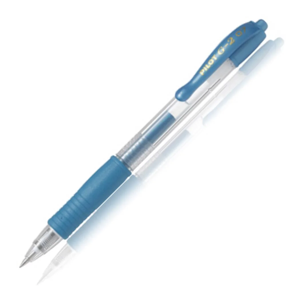 Φωτογραφία προϊόντος: BL-G2-7ML PILOT ΣΤΥΛΟ G-2 0.7mm ΜΠΛΕ ΜΕΤΑΛΛΙΚΟ