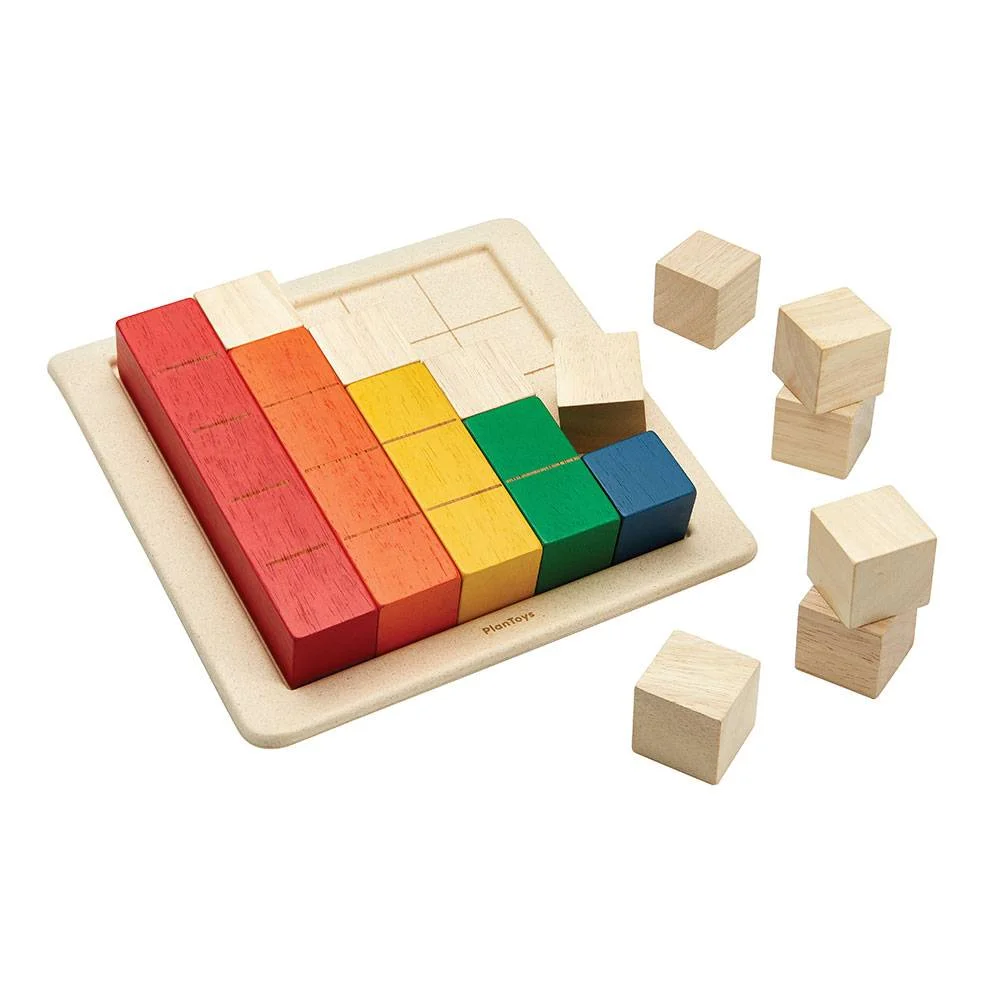Φωτογραφία προϊόντος: Plan Toys PLAN 5464 - Χρωματιστοί κύβοι για μέτρημα