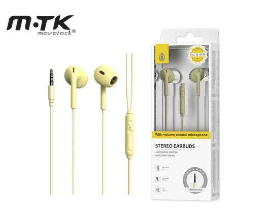 Φωτογραφία προϊόντος: MTK 463.716406 ΜΤΚ ΑΚΟΥΣΤΙΚΑ ΜΕ ΜΙΚΡΟΦΩΝΟ 1.2m STEREO NC3189 ΚΙΤΡΙΝΟ