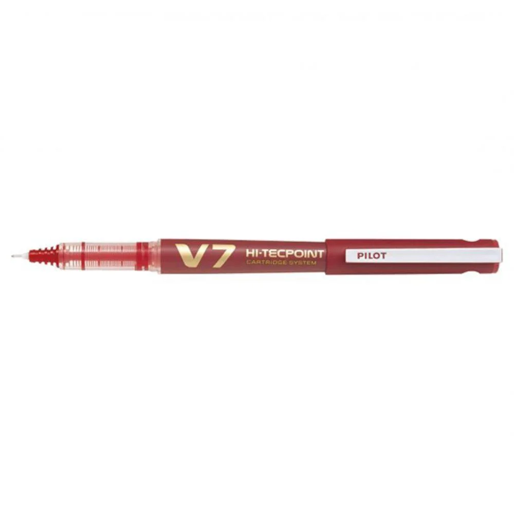 Φωτογραφία προϊόντος: ΣΤΥΛΟ PILOT HI-TECPOINT V7 BXC-V7-R-BG 0.7mm ΚΟΚΚΙΝΟ