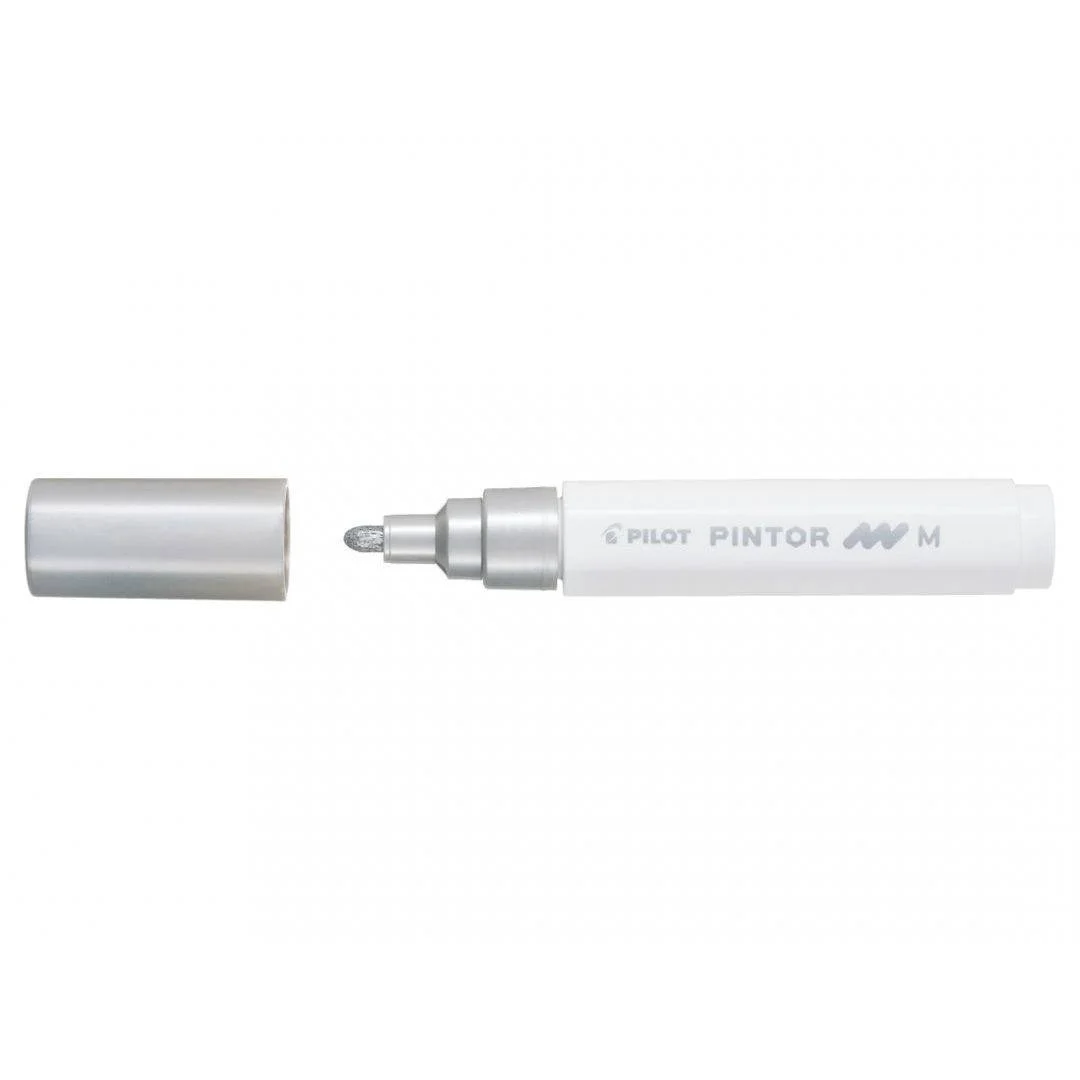 Φωτογραφία προϊόντος: PILOT MARK PAINT PINTOR MEDIUM SILVER