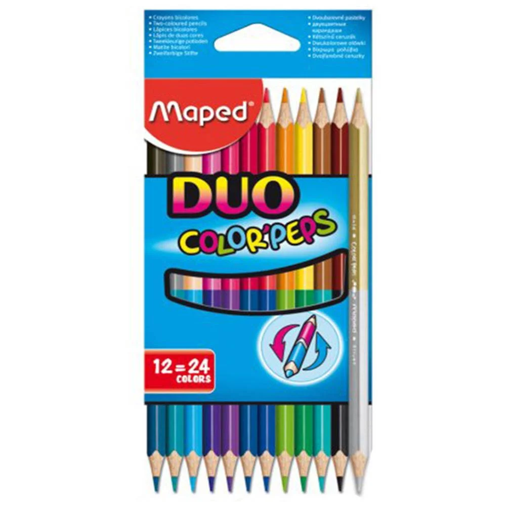 Φωτογραφία προϊόντος: MAPED 829600 ΞΥΛΟΜΠΟΓΙΕΣ COLOR PEPS DUO